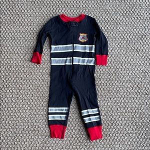 Hanna Andersson Fireman Pajamas size 75